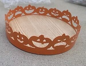 New 2022 Target Bullseye Playground Halloween Tray Orange Pumpkins Free Shipping